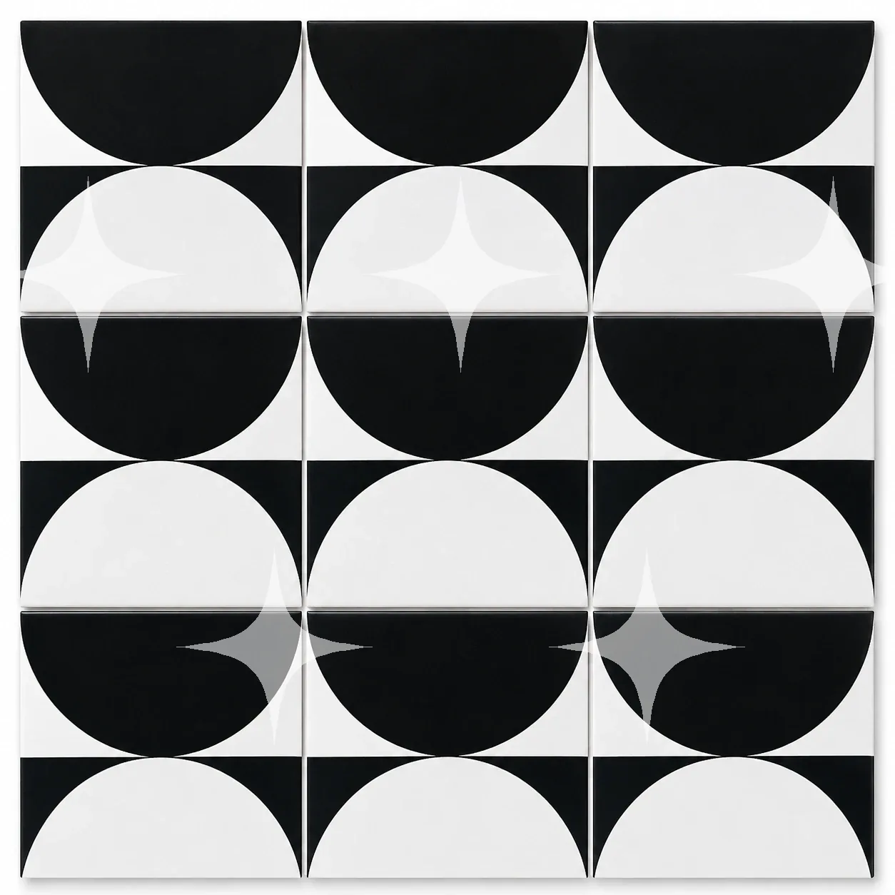 Half-Circle Tile Grid — photo 1