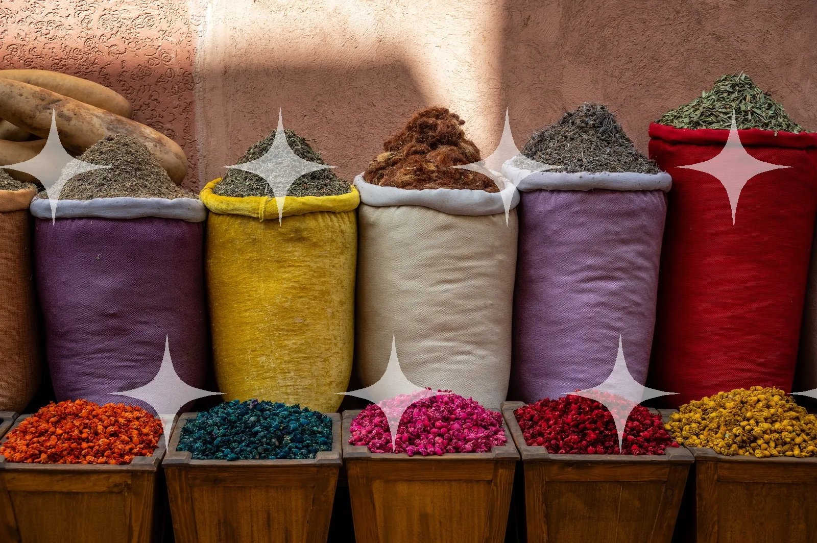 Spice Sacks in a Souk — photo 1