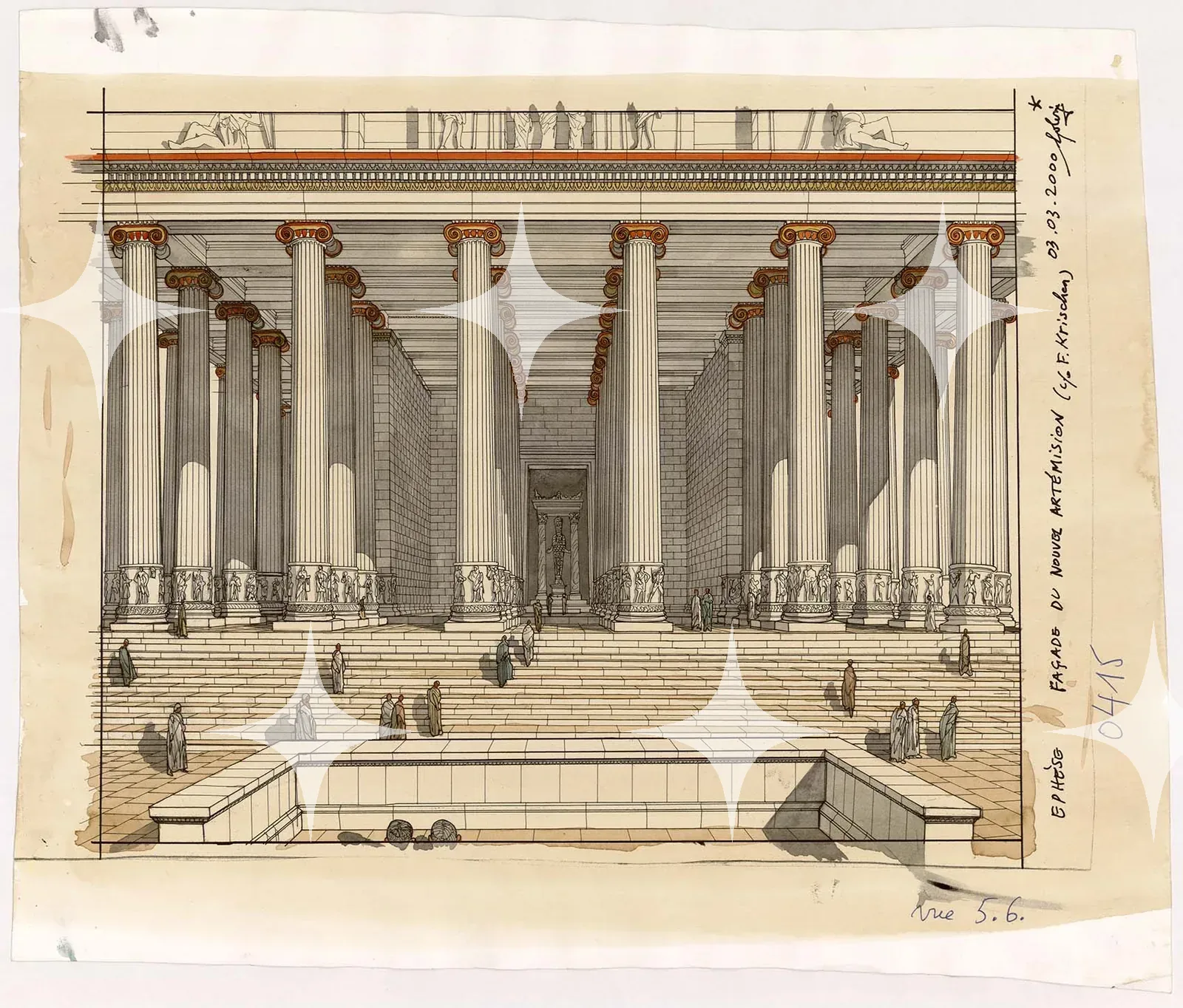 Rendered Portico Elevation — photo 1