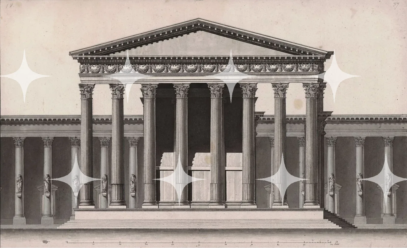 Engraved Temple Portico — photo 1