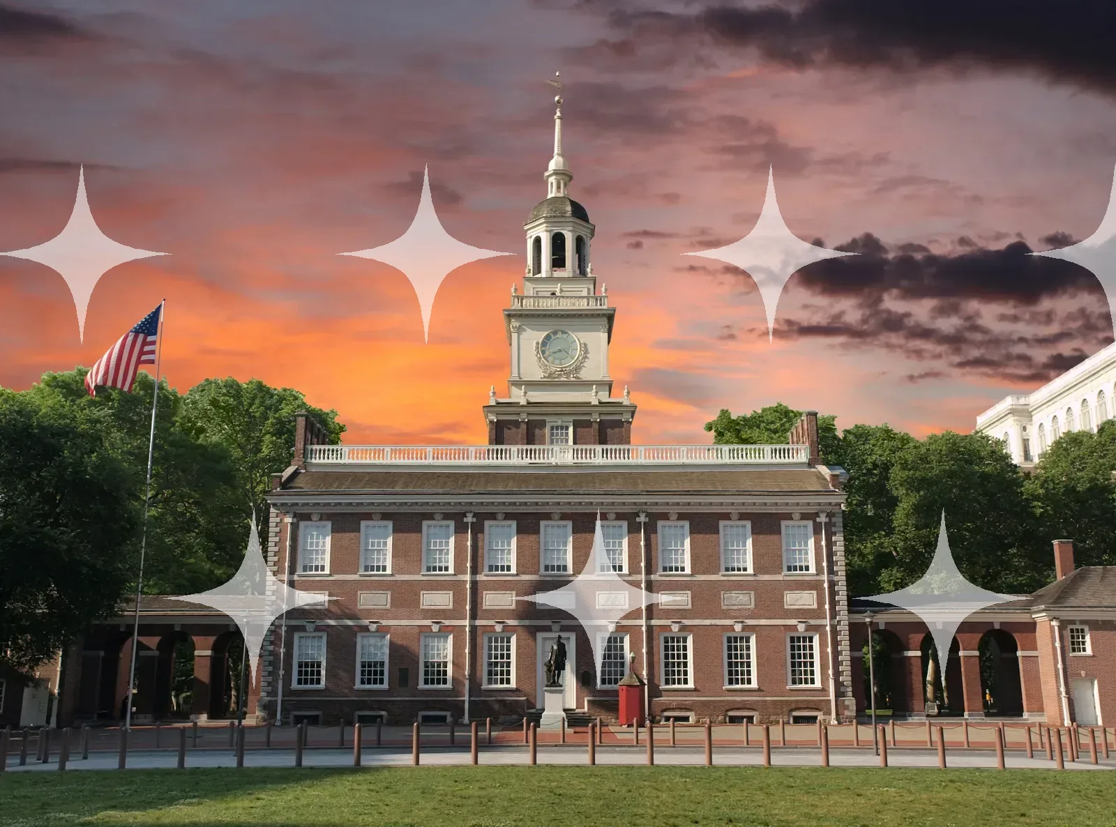 Georgian Hall at Sunset — photo 1