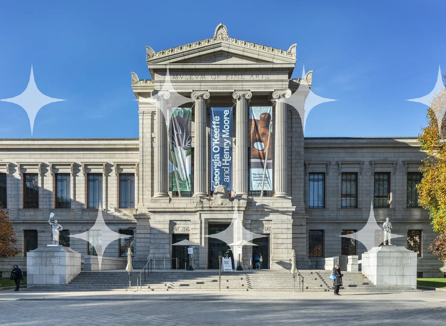 Museum Portico with Banners — photo 1
