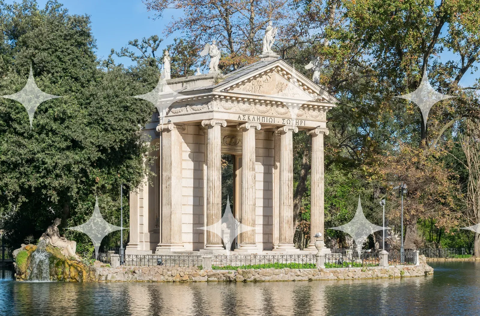 Ionic Temple on a Lake Island — photo 1
