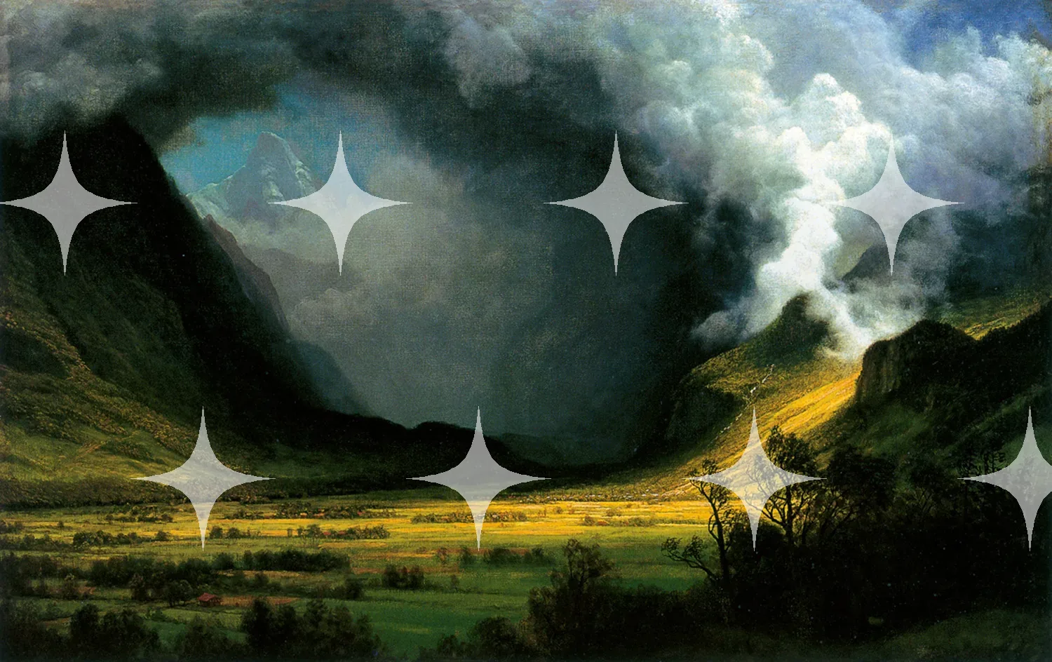 Bierstadt 'Storm in the Mountains' — photo 1