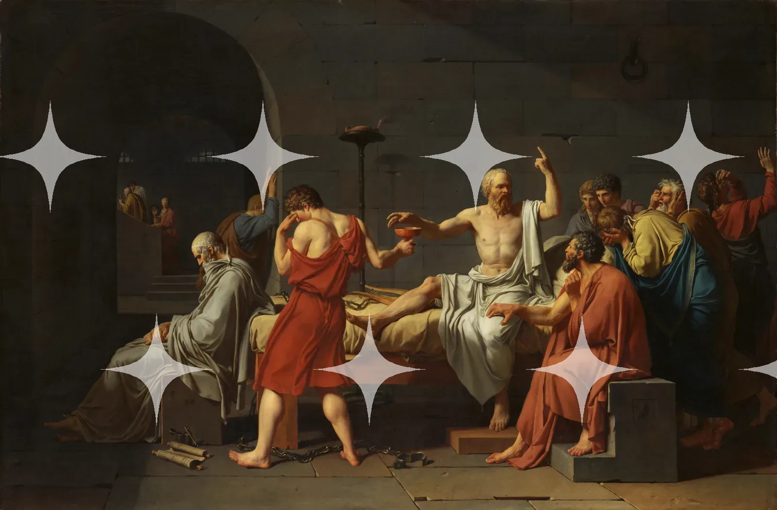 Jacques-Louis David "The Death of Socrates" Print — photo 1
