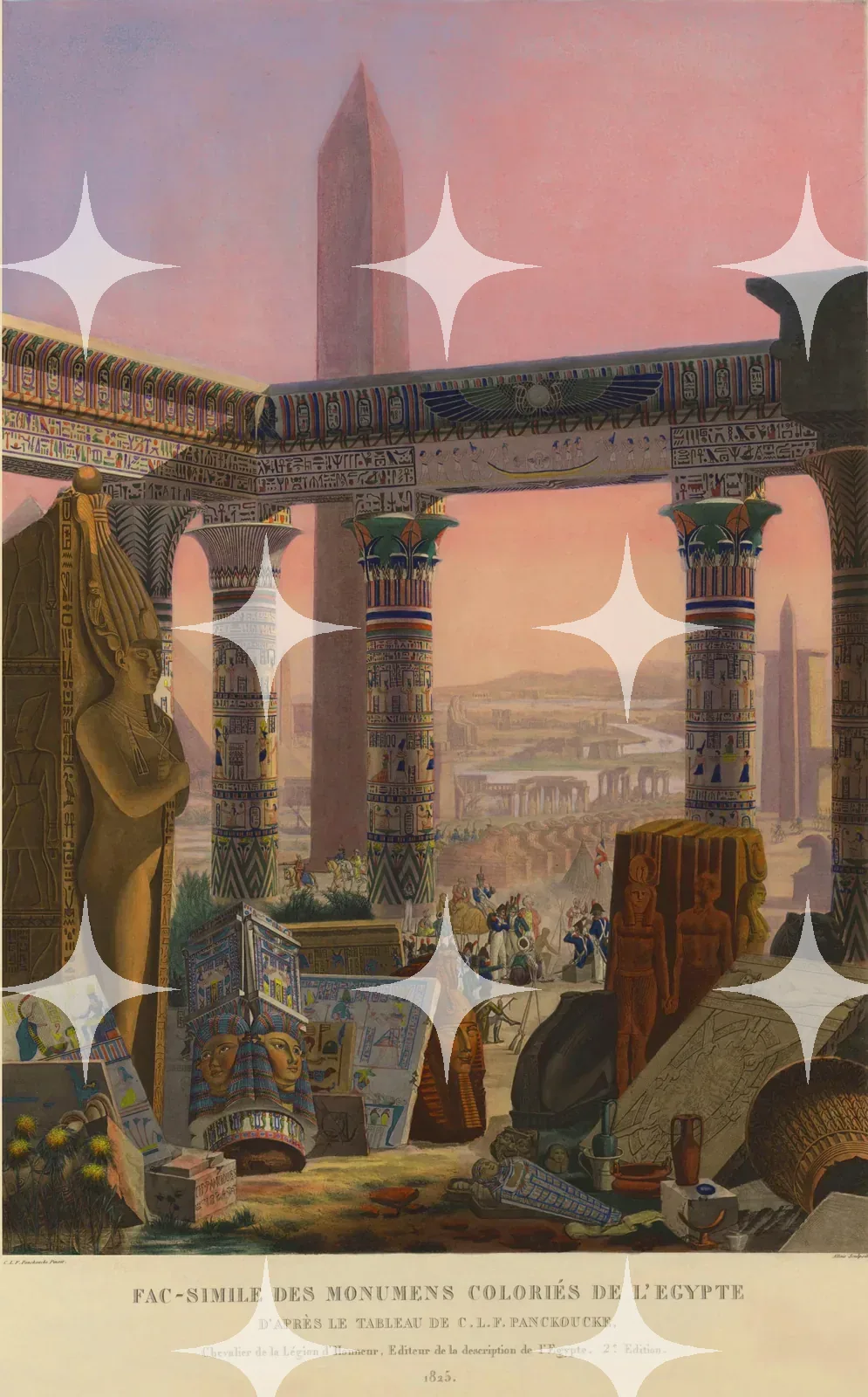 "Description de l'Égypte" Frontispiece Print — photo 1