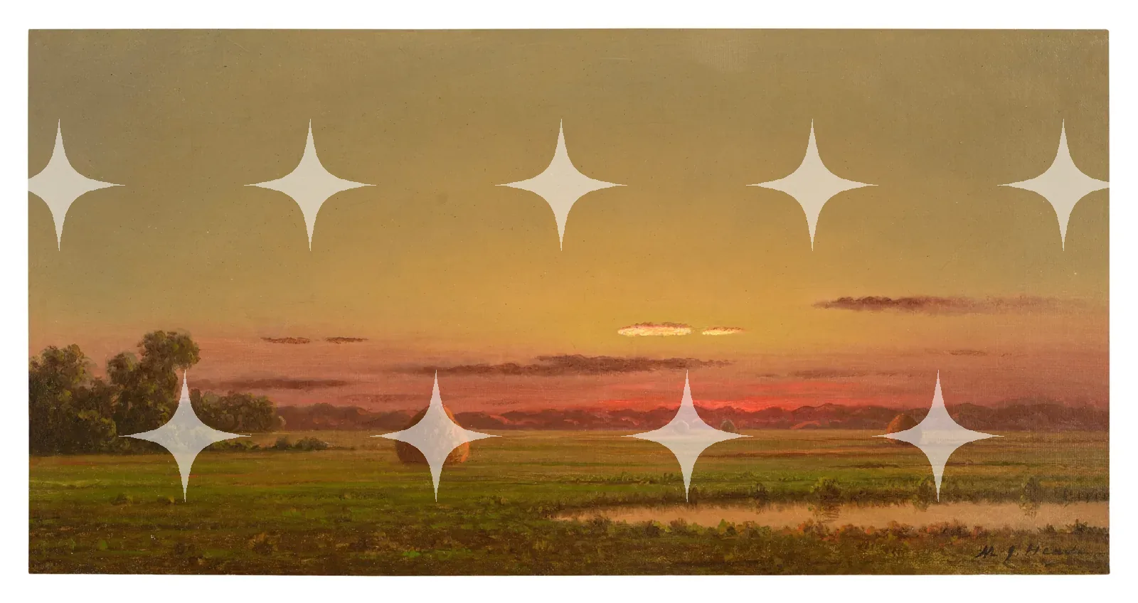 Golden Hour Marsh Landscape — photo 1