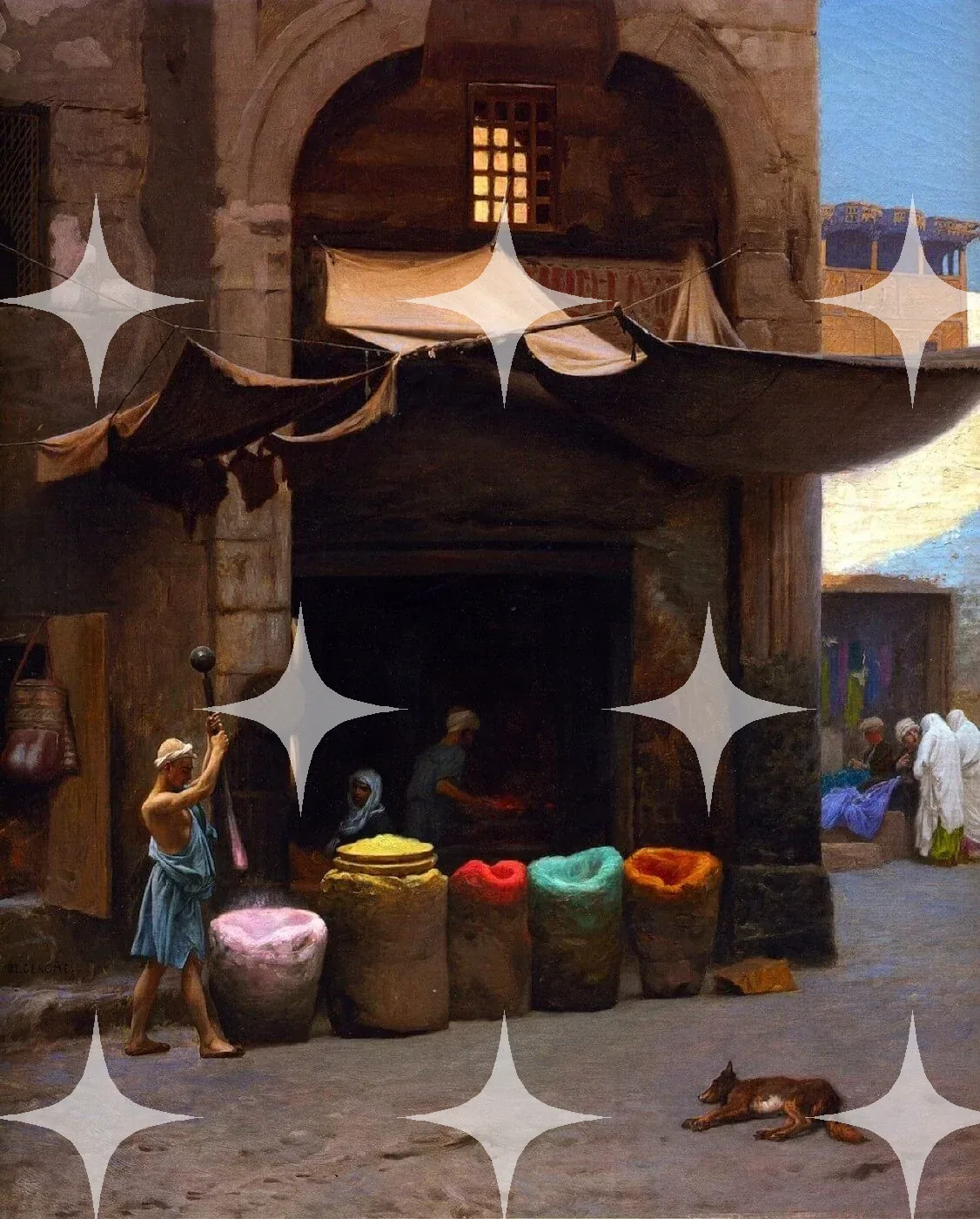 Orientalist Market Scene — photo 1