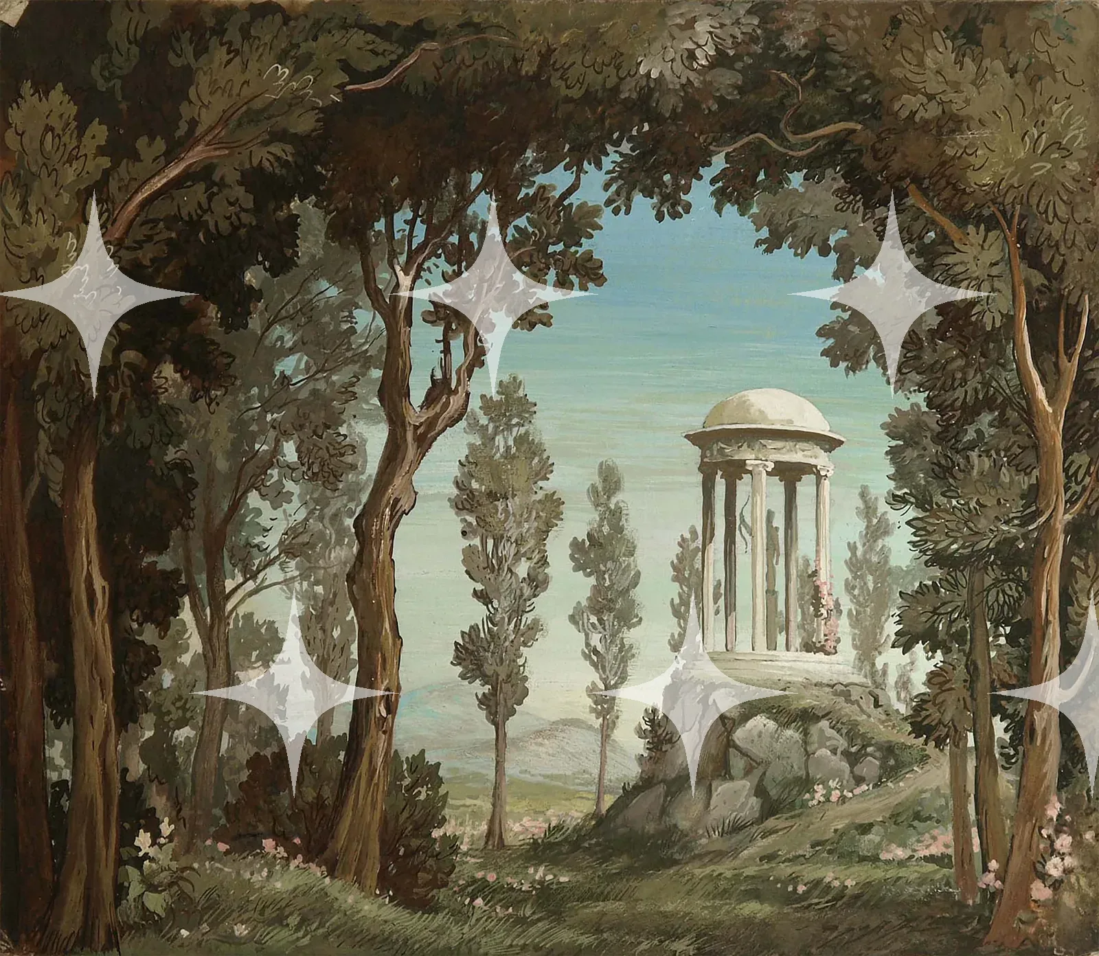 Arcadian Landscape with Temple — photo 1