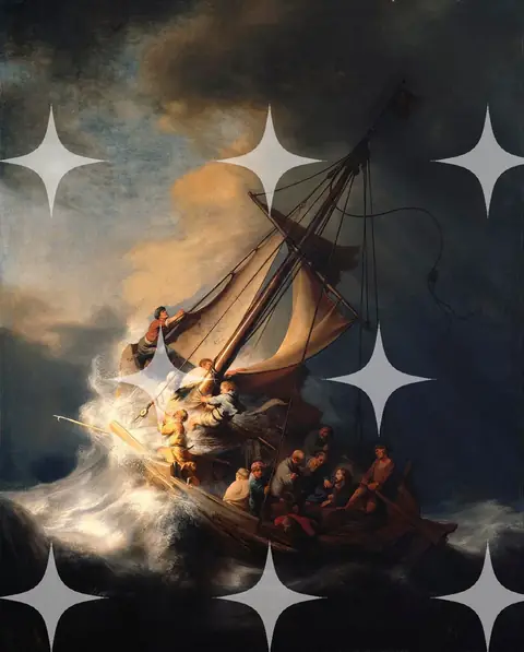 Rembrandt "Christ in the Storm on the Sea of Galilee" Print