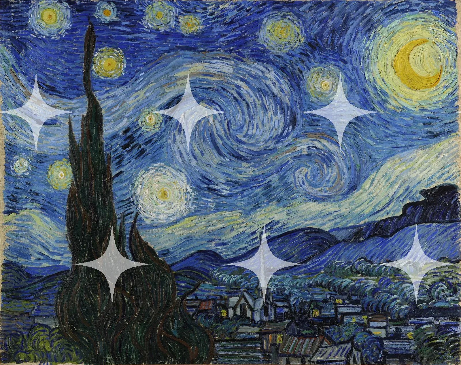 Van Gogh "The Starry Night" Print — photo 1