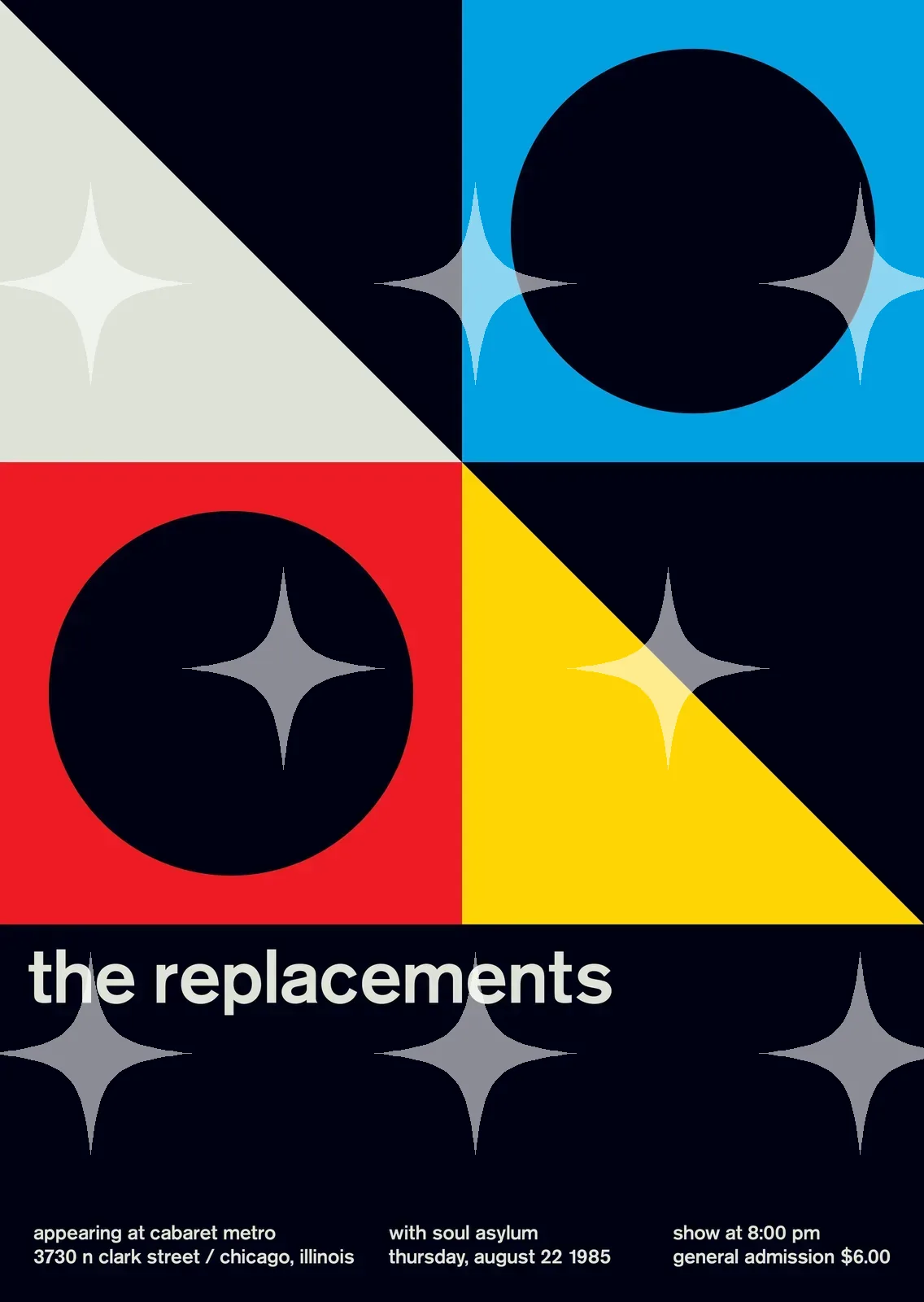 'The Replacements' Concert Poster — photo 1
