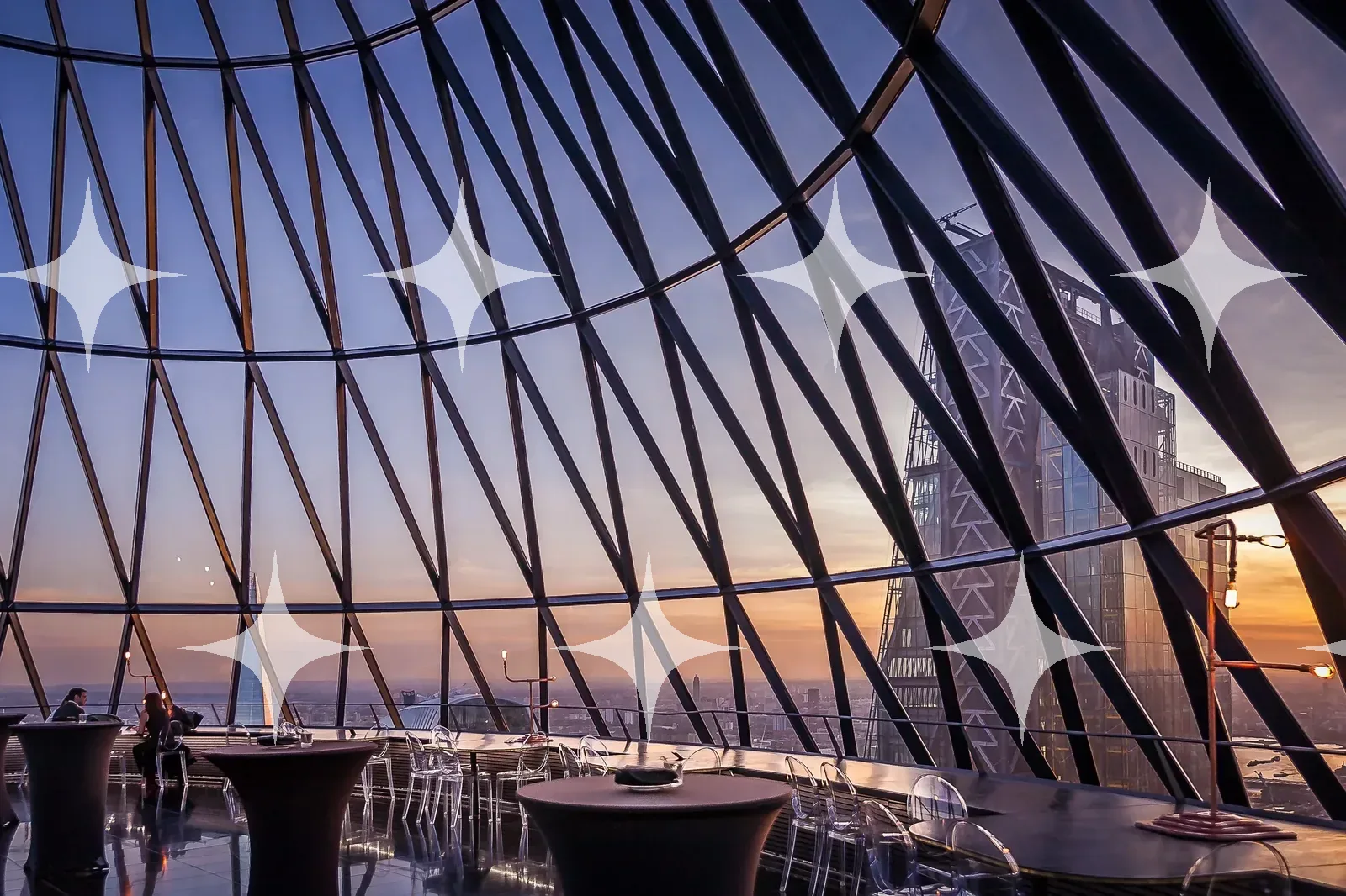 Diagrid Dome at Sunset — photo 1