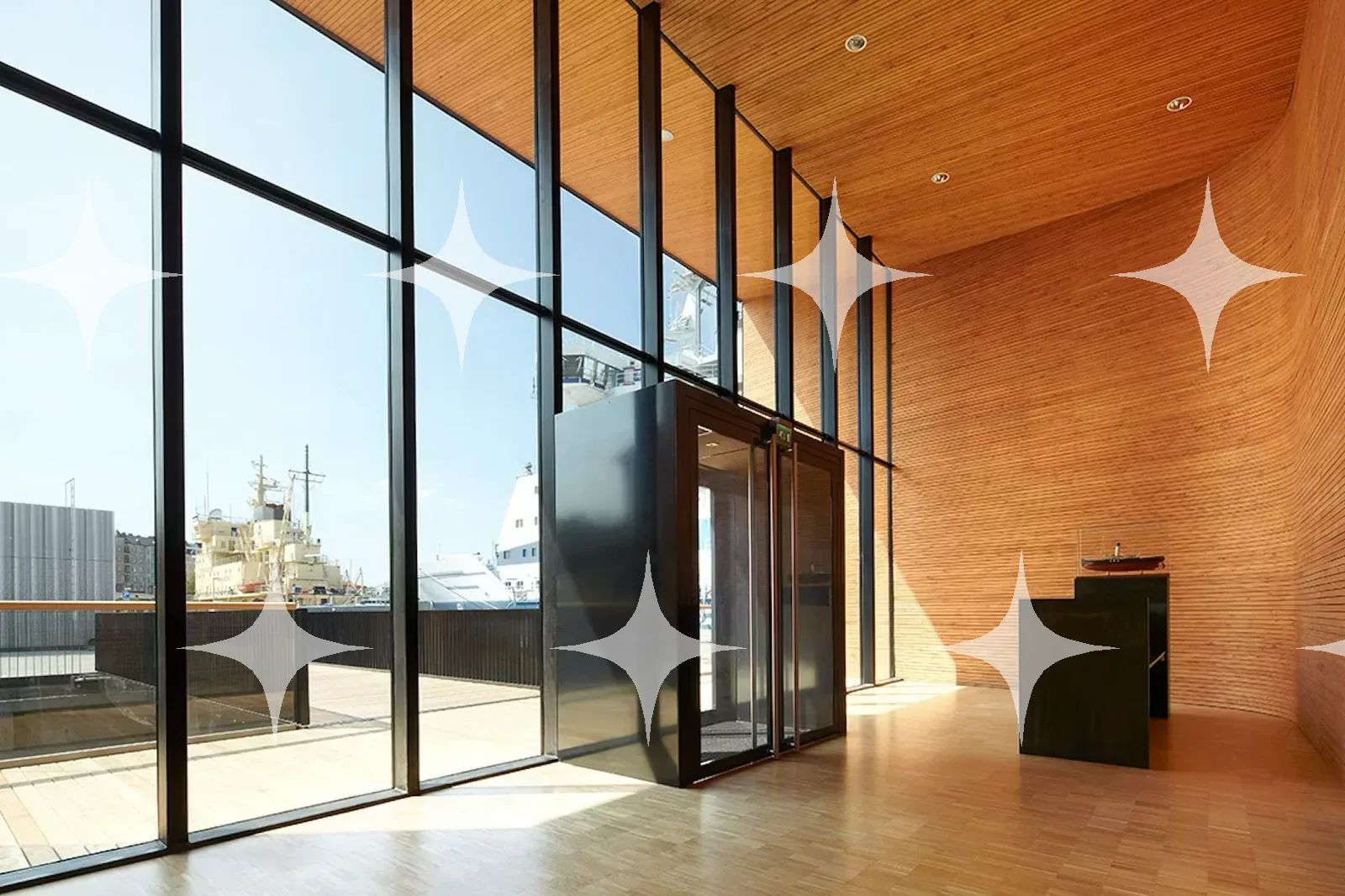 Double-Height Timber Room — photo 1