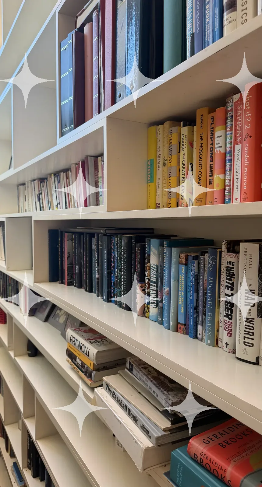 Bookshelves, Colour-Sorted Spines — photo 1