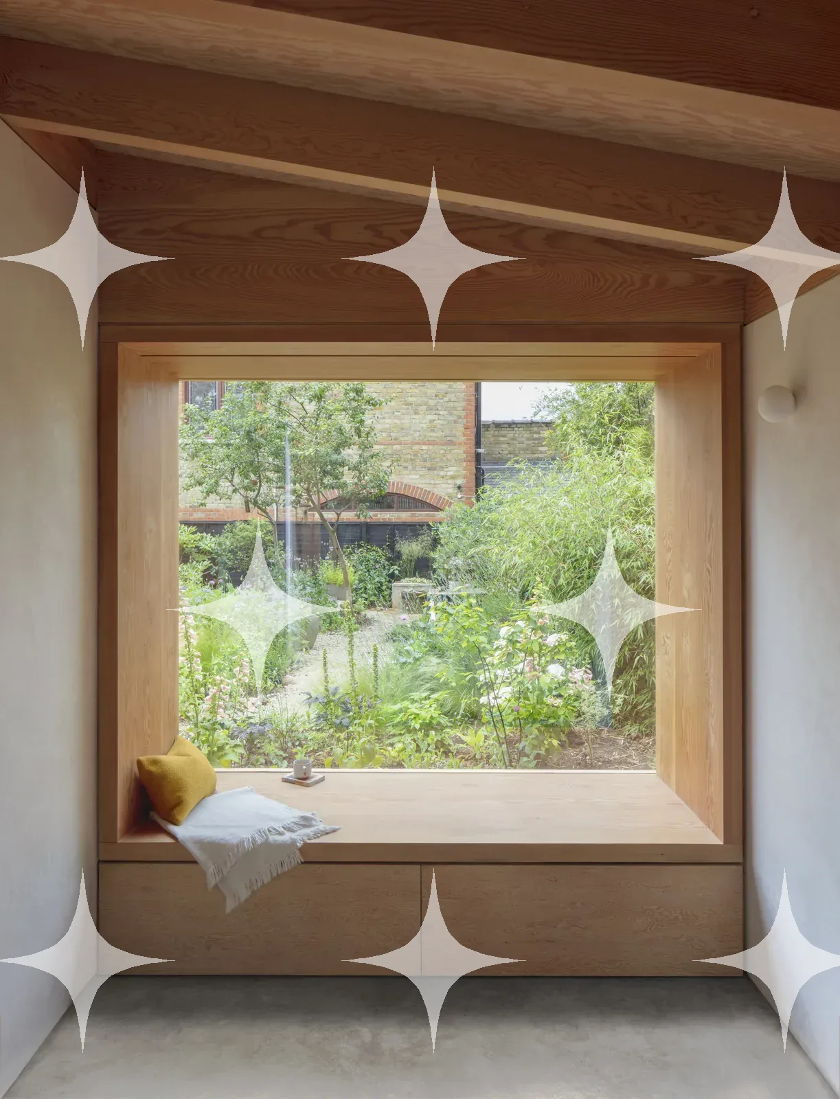 Window Seat Onto a Garden — photo 1