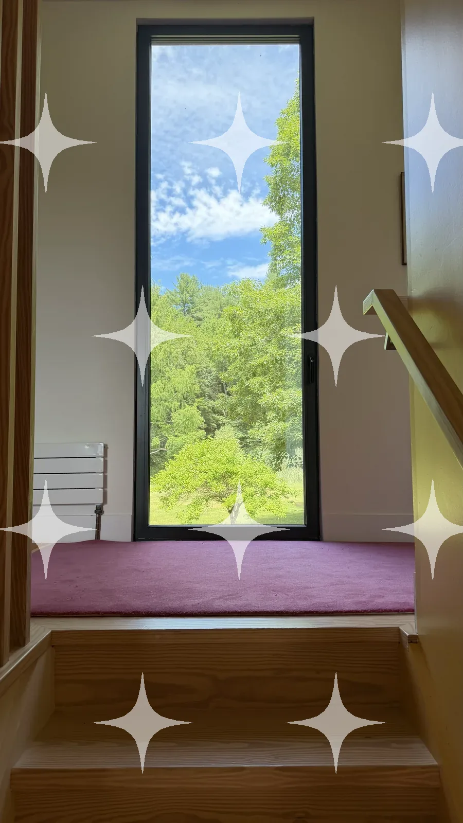 Stair Landing with Tall Window — photo 1