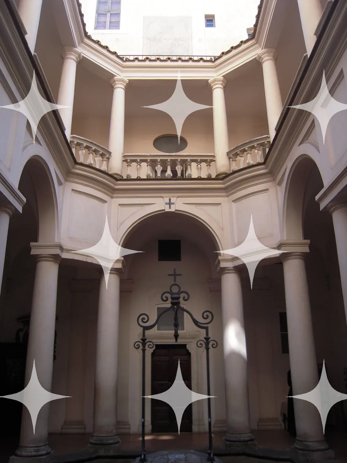 Cloister Well Court at Night — photo 1