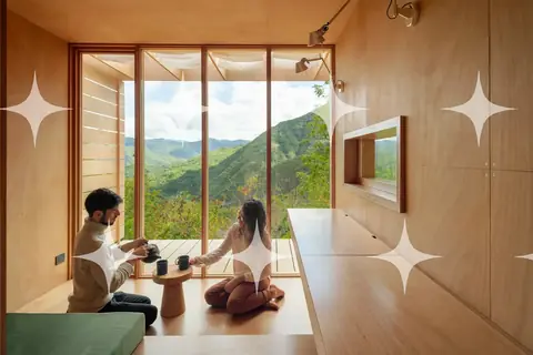Plywood Room Above a Valley