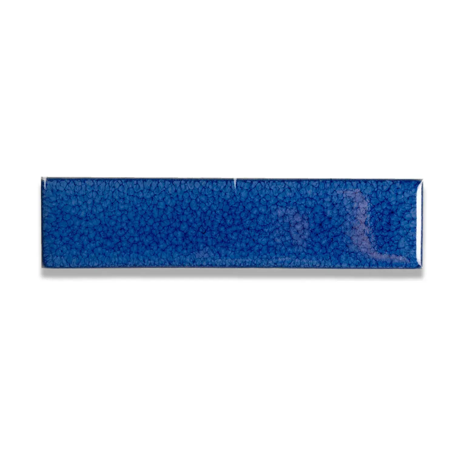 Cobalt Crackle-Glaze Tile — photo 1