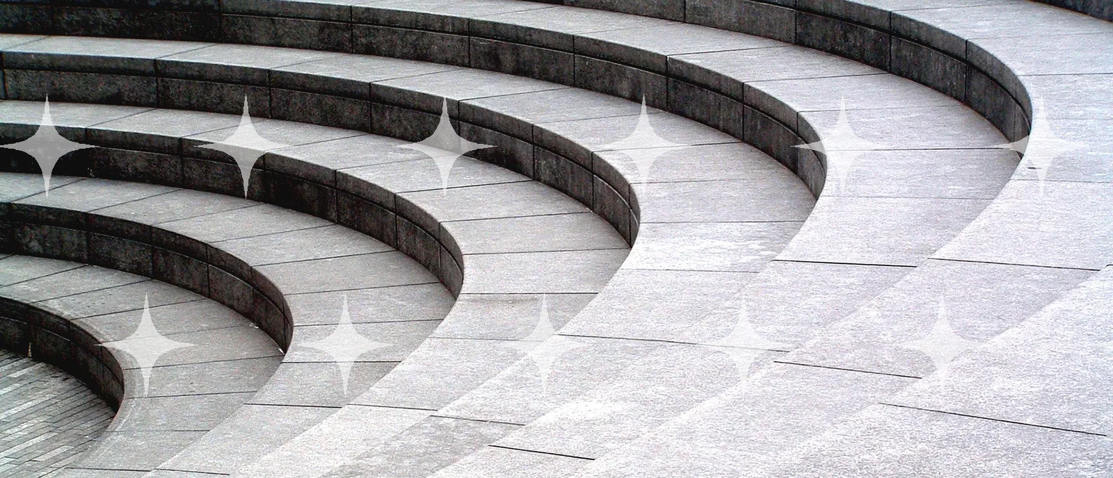 Curved Stone Amphitheatre Steps — photo 1
